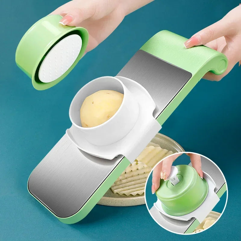 Vegetable Cutter Grater for Vegetables Slicers Shredders Multi Slicer Peeler Carrot Fruit 7 in 1 Vegetable Cutting Kitchen Tools