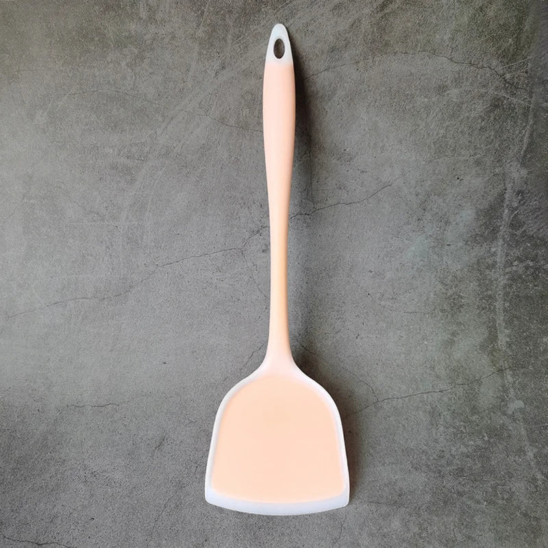 Silicone Kitchen Ware Non-stick Set Cooking Utensils Tools Egg Fish Frying Pan Scoop Fried Shovel Spatula Cooking Utensils