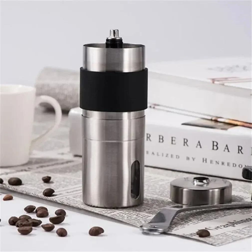 Kitchen Accessories Tool Manual Coffee Grinder Portable Coffee Bean Grinders Mini Stainless Steel Easy Hand Handmade Mill Foamer