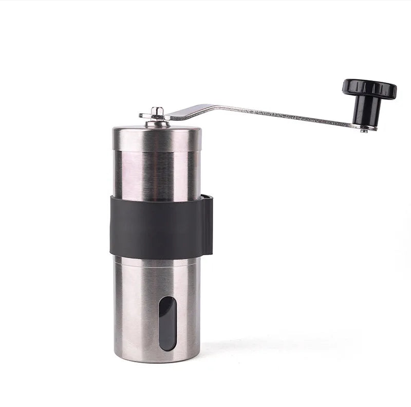 Manual Coffee Grinder Portable Coffee Bean Grinders Mini Stainless Steel Easy Hand Handmade Mill Foamer Kitchen Accessories Tool