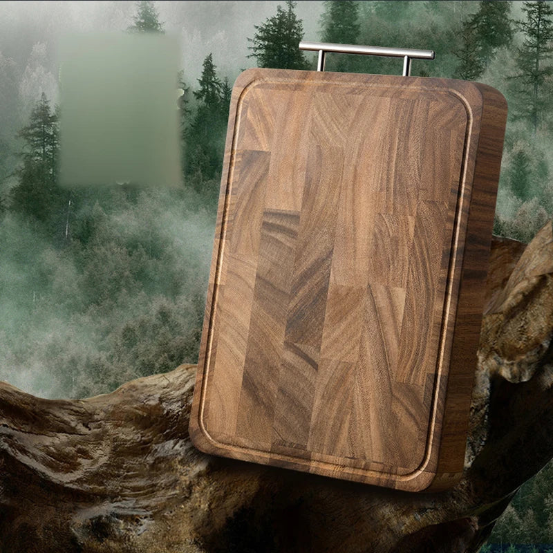 Wood chopping board Antibacterial mildew resistant double-sided usable Strong, durable and thick cutting board