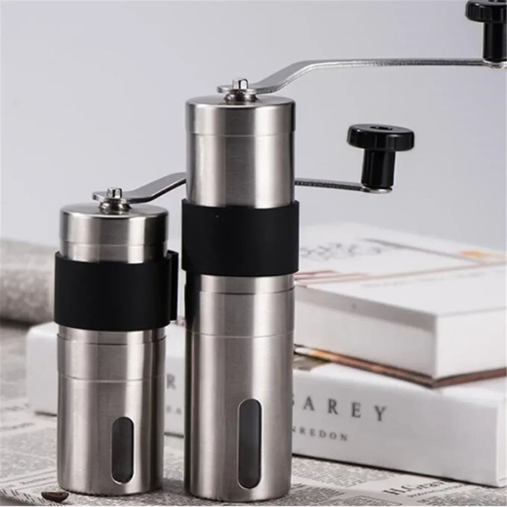 Kitchen Accessories Tool Manual Coffee Grinder Portable Coffee Bean Grinders Mini Stainless Steel Easy Hand Handmade Mill Foamer