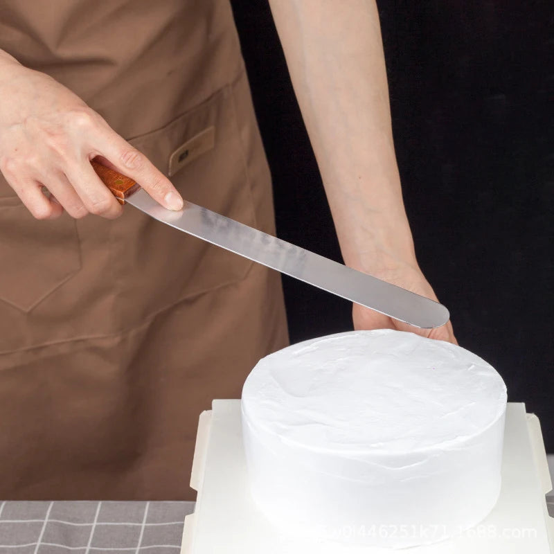 4/6/8/10 Inch Cake Spatula Butter Cream Icing Frosting Knife Smoother Stainless Steel Pastry Cake Decoration Tool Kitchen Gadget