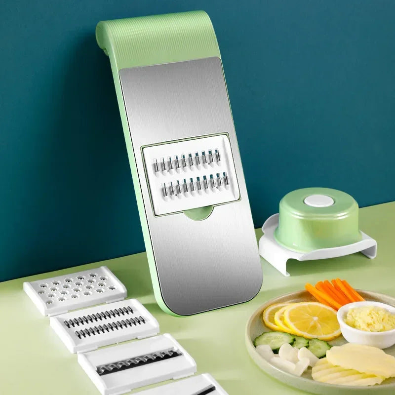 Vegetable Cutter Grater for Vegetables Slicers Shredders Multi Slicer Peeler Carrot Fruit 7 in 1 Vegetable Cutting Kitchen Tools