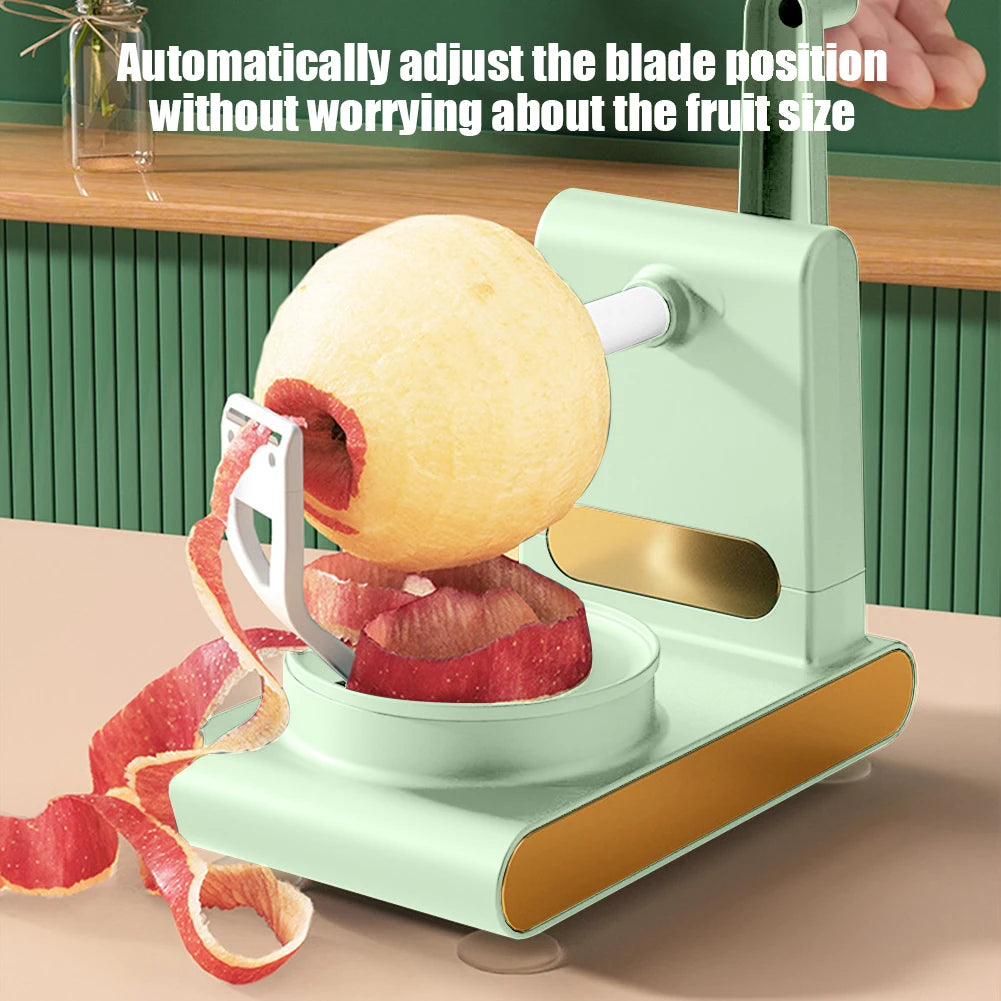 Manual Vegetable Peeling Machine Stainless Steel Blades Multifunctional Hand Crank Fruit Peeler Perfect Gifts Household Supplies