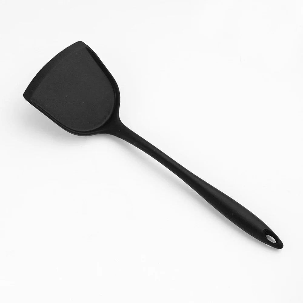 Silicone Kitchen Ware Non-stick Set Cooking Utensils Tools Egg Fish Frying Pan Scoop Fried Shovel Spatula Cooking Utensils