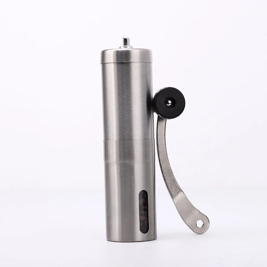 Manual Coffee Grinder Portable Coffee Bean Grinders Mini Stainless Steel Easy Hand Handmade Mill Foamer Kitchen Accessories Tool