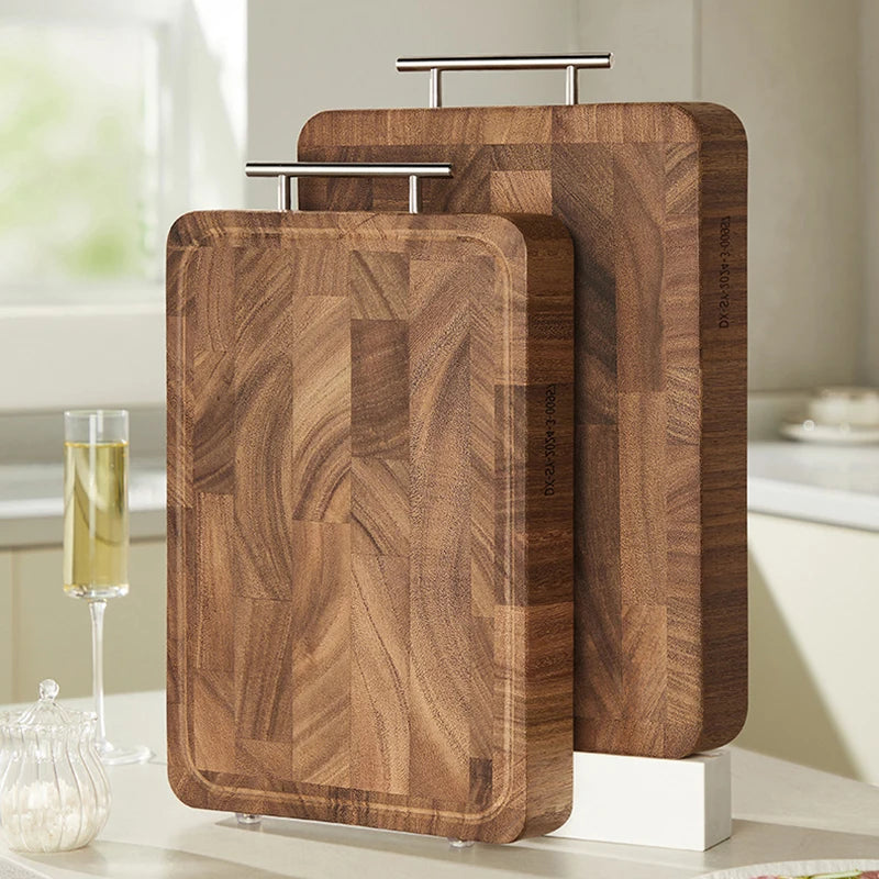 Wood chopping board Antibacterial mildew resistant double-sided usable Strong, durable and thick cutting board
