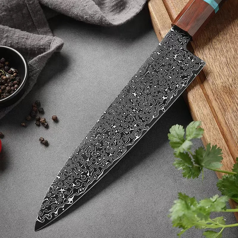 VG10 Damascus Blade Chef Knife for Cross-border Sales