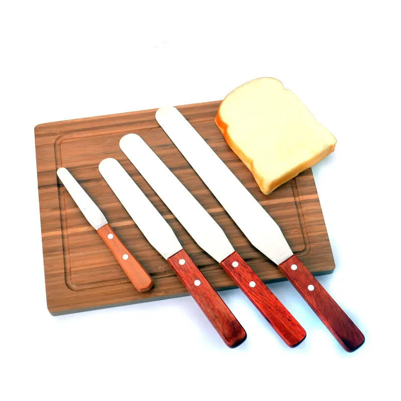 4/6/8/10 Inch Cake Spatula Butter Cream Icing Frosting Knife Smoother Stainless Steel Pastry Cake Decoration Tool Kitchen Gadget