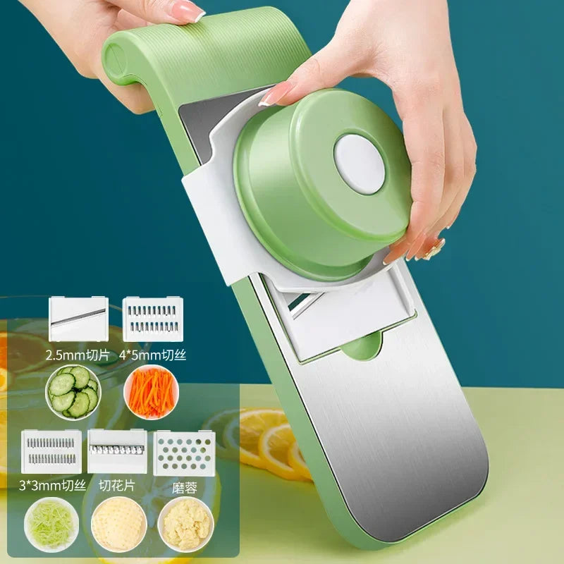 Vegetable Cutter Grater for Vegetables Slicers Shredders Multi Slicer Peeler Carrot Fruit 7 in 1 Vegetable Cutting Kitchen Tools
