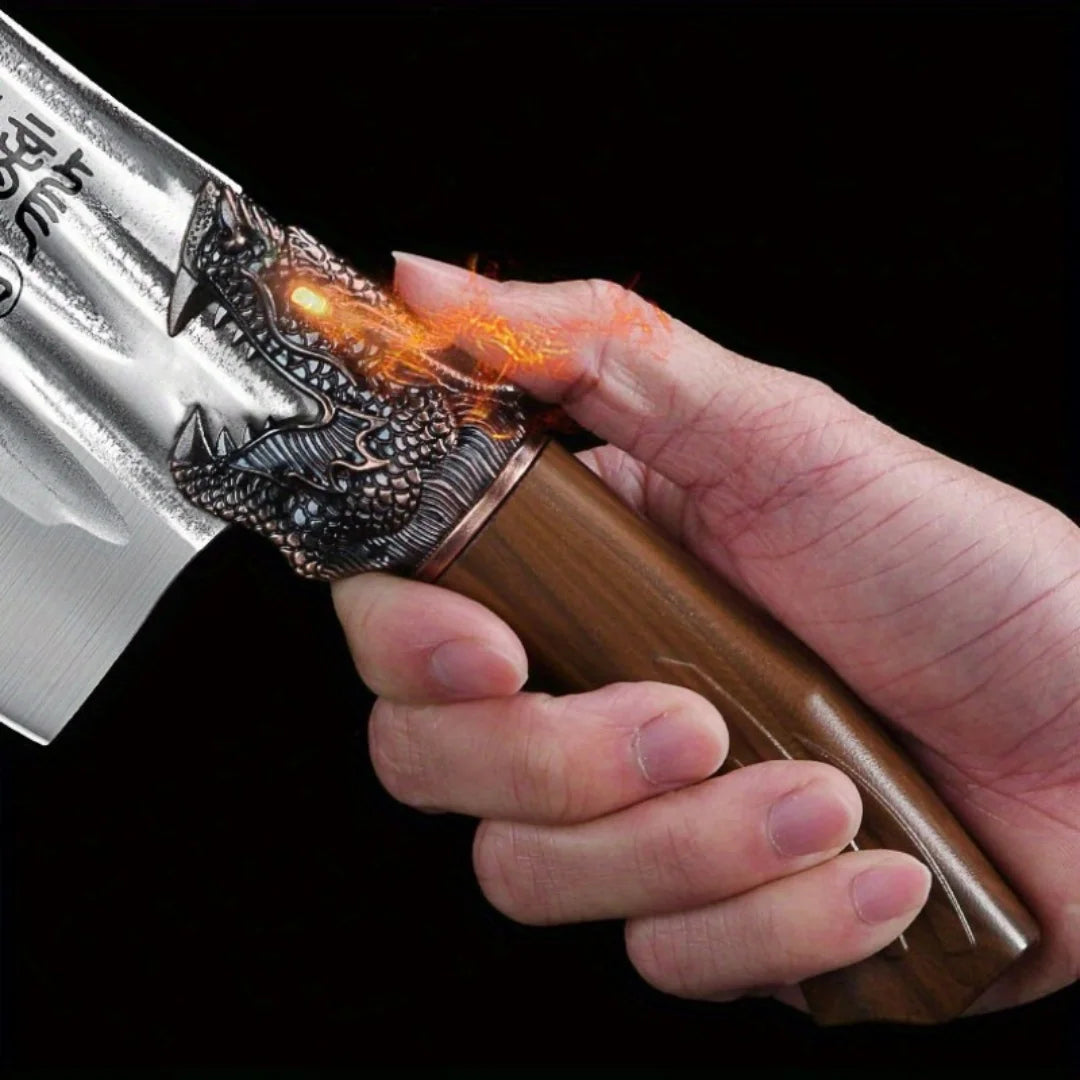 1 PC chopping and cutting knife, a dual-purpose knife for forging, chopping and cutting, kitchen knife, cutting knife